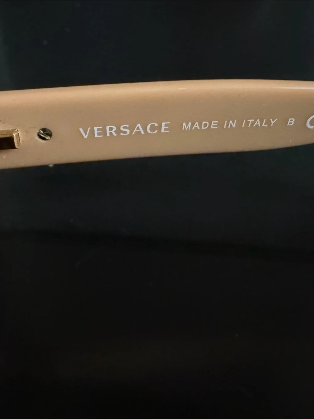NEW Versace VE3180 Opal Beige Cat-Eye Eyeglasses + Original Case